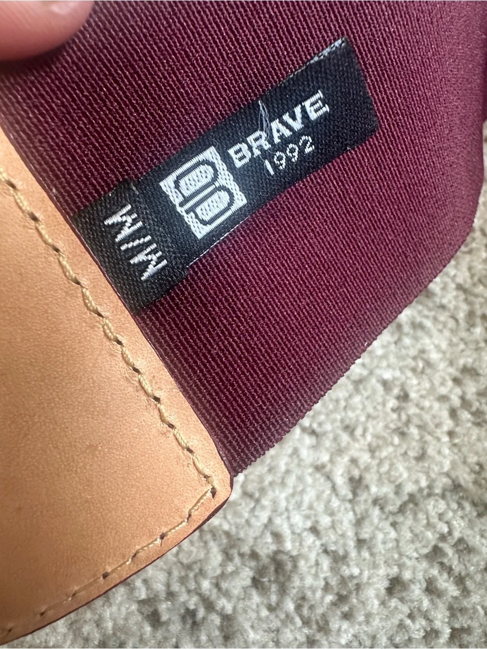 Brave 1992 Wine Statement Belt M
